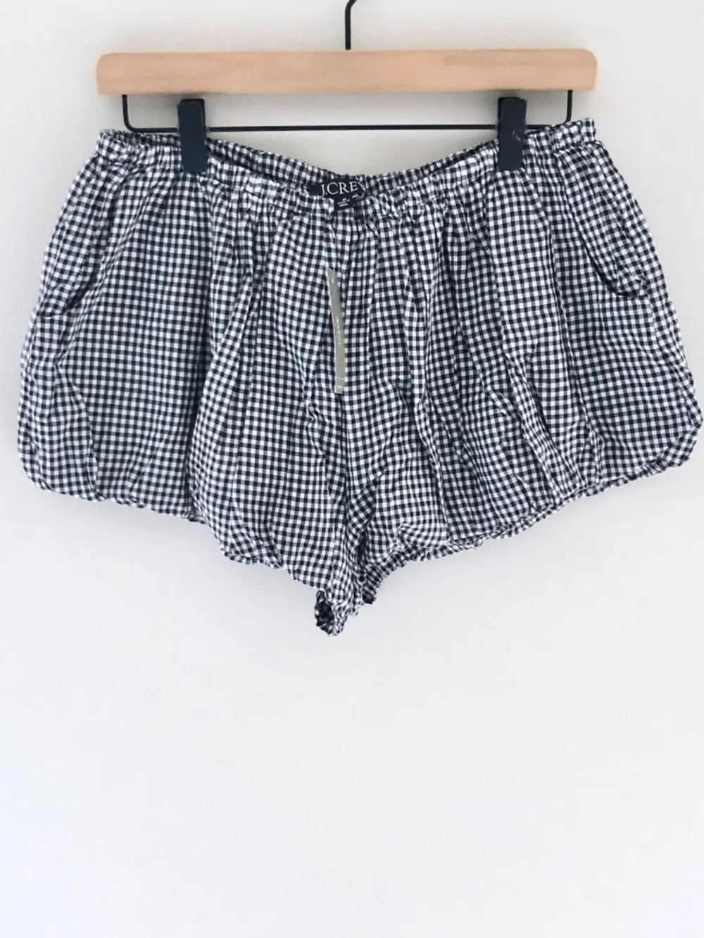 NWT J.Crew Bubble-hem Beach Short in Gingham